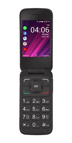 how to enter contacts on alcatel flip phone