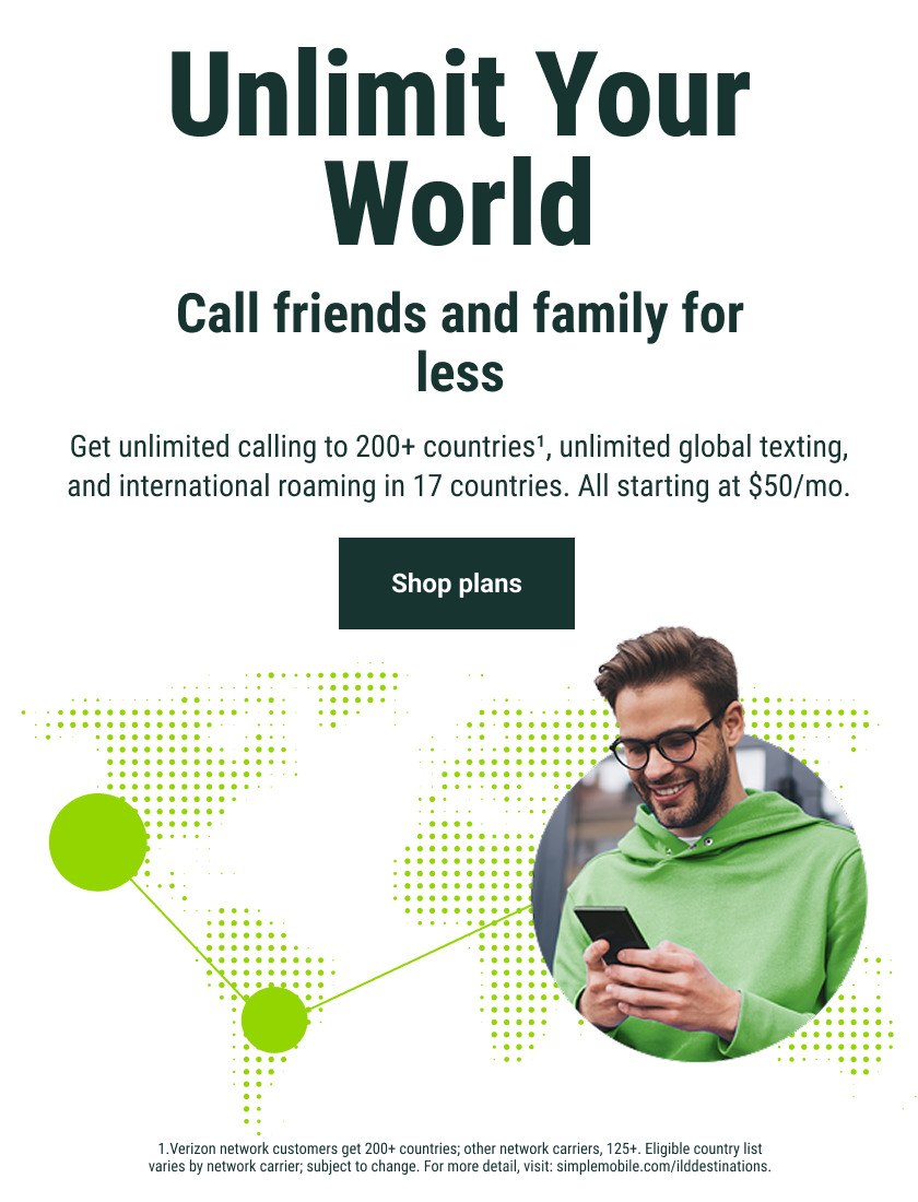Unlimited Mobile No Contract Cell Phone Plans Simple Mobile All silent world calls are securely relayed to silent circle's global network before reaching the recipient. contract cell phone plans simple mobile