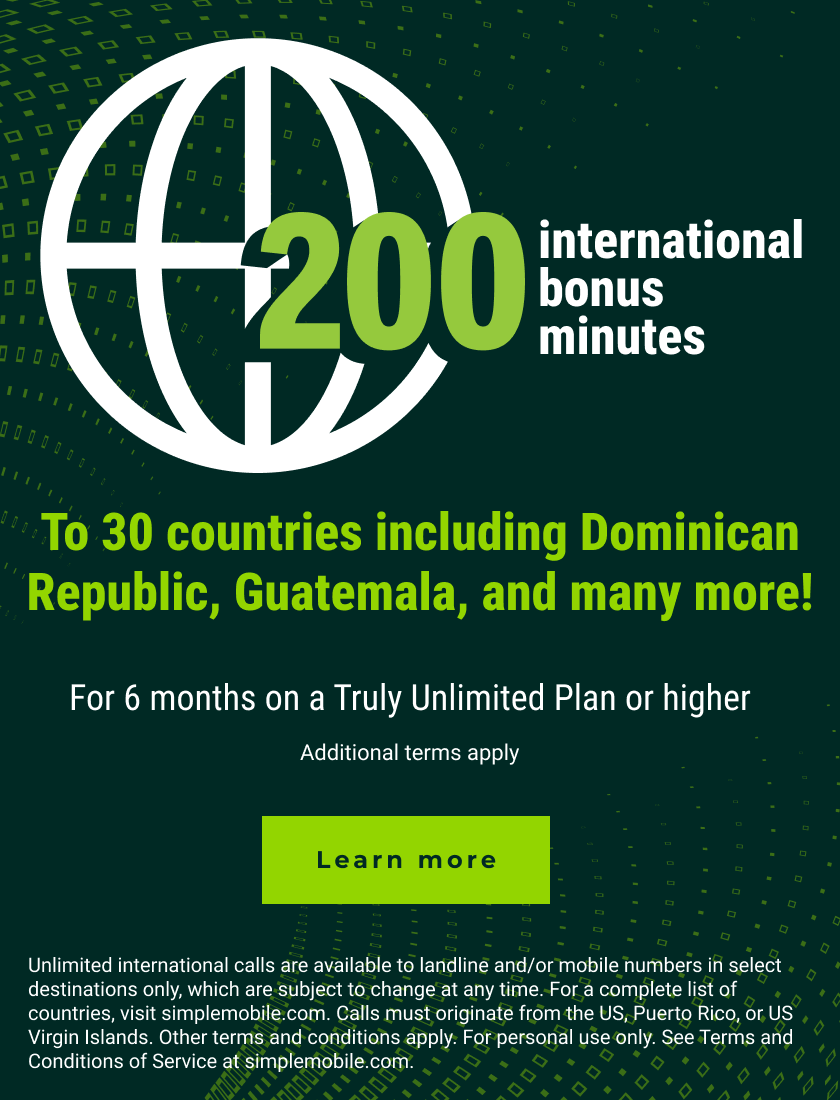 Unlimited Mobile No Contract Cell Phone Plans Simple Mobile